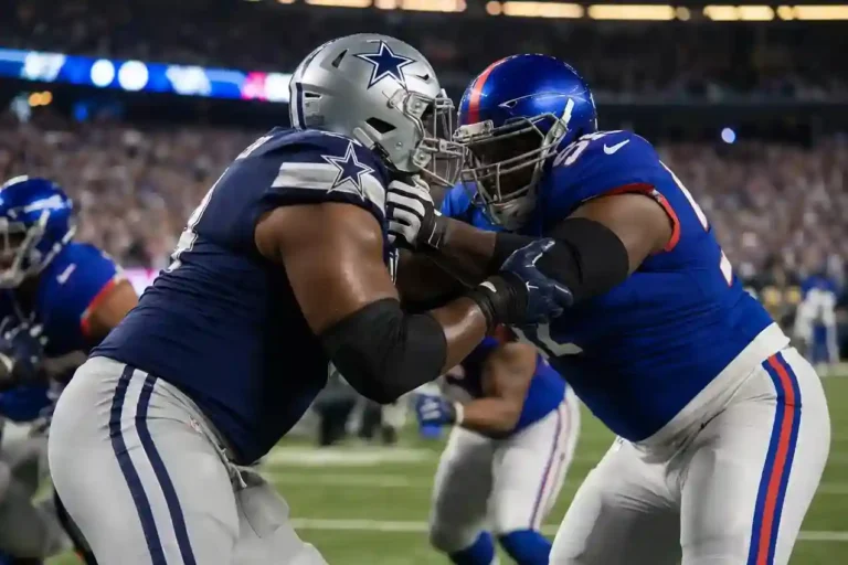 Dallas Cowboys vs New York Giants Match Player Stats