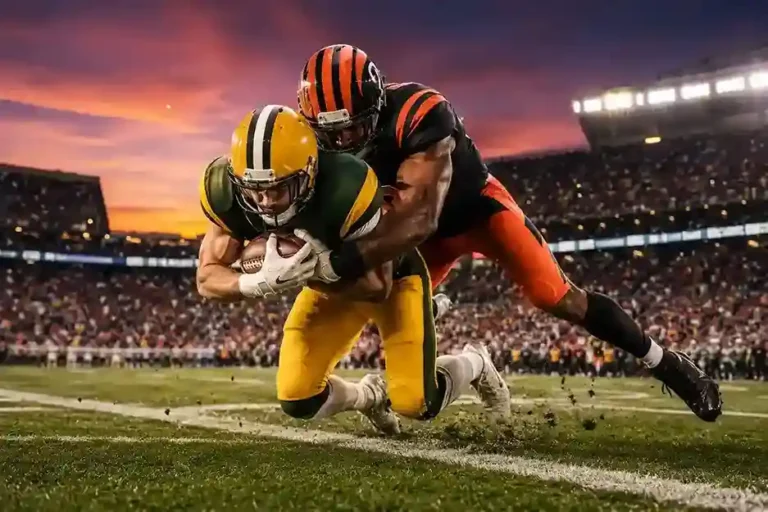green bay packers vs bengals match player stats