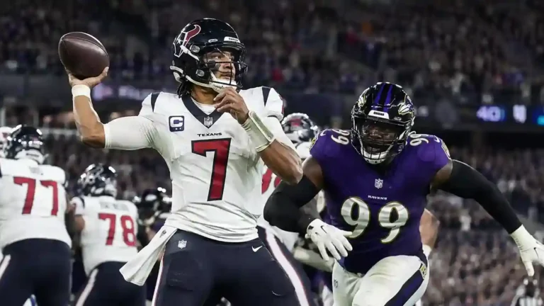 Texans vs Baltimore Ravens Match Player Stats