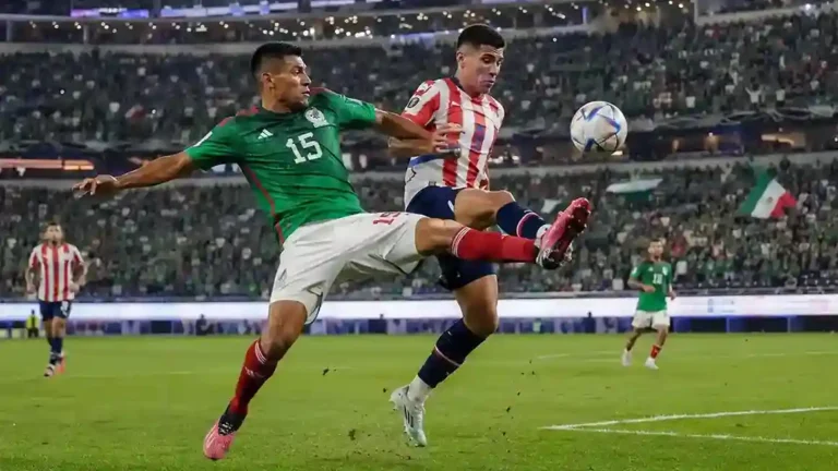 mexico national football team vs paraguay national football team lineups