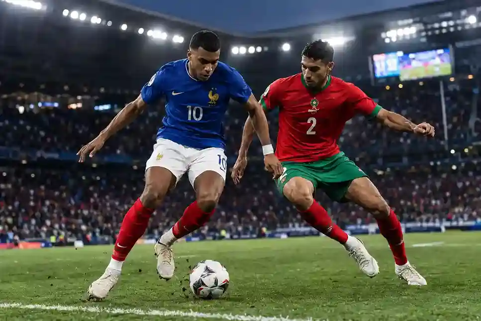 france national football team vs morocco national football team stats