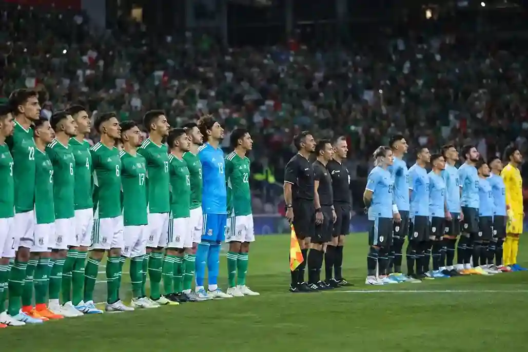 mexico national football team vs uruguay national football team lineups