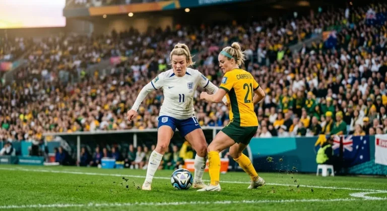 England vs Australia FIFA World Cup Match Statistics Breakdown